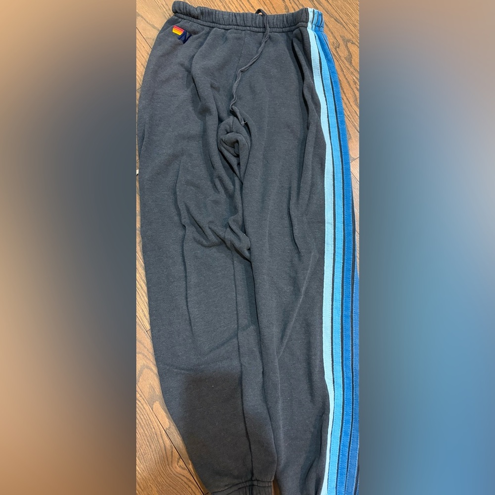 AVIATOR NATION Jogger Sweatpants Women Small Side Stripe
